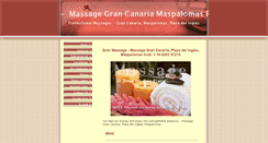 Desktop Screenshot of massage-gran-canaria.com
